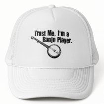Banjo Player Trucker Hat