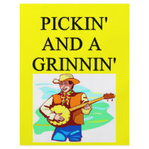 BANJO player joke flyers