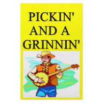 BANJO player joke Stationery Design