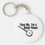 Banjo Player Key Chain