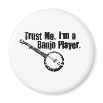 Banjo Player Magnets