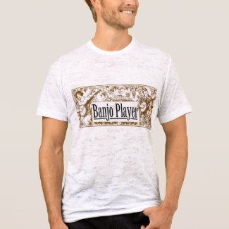 Banjo Player Men's Burnout T-Shirt shirt