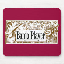 Banjo Player Mousepad mousepads