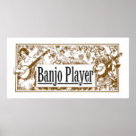 Banjo Player Poster posters