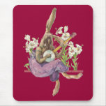 Banjo Playing Bunny Mousepad