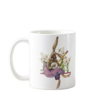 Banjo Playing Bunny Mug mugs
