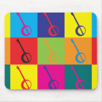Banjo Pop Art Mouse Mats