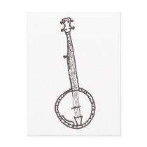 BANJO POST CARD