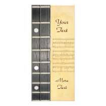 Banjo Strings Fretboard Marketing Pro Rack Card