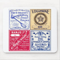 Banjo Strings Mouse pad mousepads