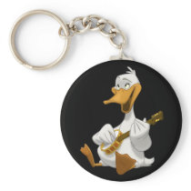 Banjo-Strummin' Duck Keychain
