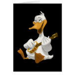 Banjo-Strummin' Duck Note Card