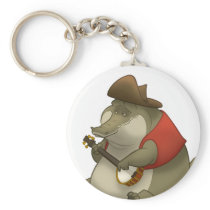 Banjo-Strummin’ Gator Keychain