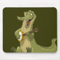 Banjo-Strummin' Gator Mousepad