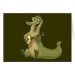 Banjo-Strummin' Gator Note Cards