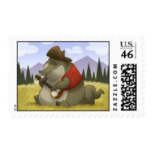 Banjo-Strummin’ Gator Stamps