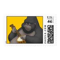 Banjo-Strummin' Gorilla Stamps