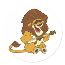Banjo-Strummin’ Lion Stickers