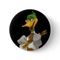 Banjo-Strummin' Mallard Button