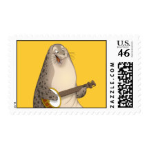 Banjo Strummin' Seal Stamps