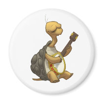 Banjo-Strummin’ Tortoise Magnet
