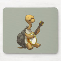 Banjo-Strummin’ Tortoise Mousepad by stlewis75 Banjo-Strummin’ Tortoise Mousepad
