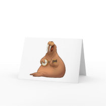 Banjo-Strummin' Walrus Cards by stlewis75 Banjo-Strummin' Walrus Cards