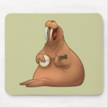 Banjo-Strummin' Walrus Mousepad