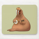 Banjo-Strummin' Walrus Mousepad by stlewis75 Banjo-Strummin' Walrus Mousepad