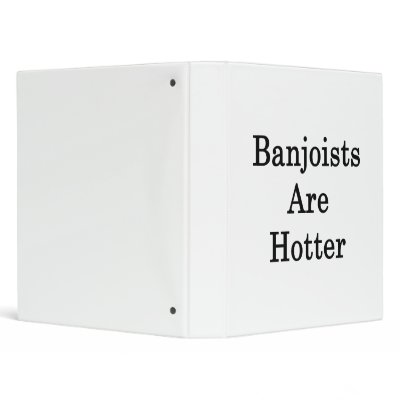 Banjoists Are Hotter Vinyl Binders by Supernova23a