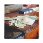Bank Checks Dated 1923 Magnet