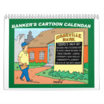 BANK / FINANCIAL / INVESTING gift cartoon calendar
