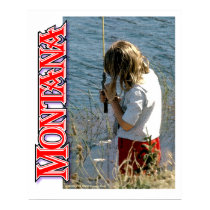 bank fishin' Montana poster posters by Duncan_Reed bank fishin' Montana poster posters