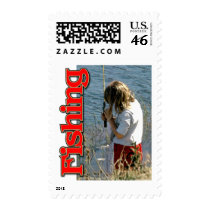 Bank fishin' stamp by Duncan_Reed Bank fishin' stamp
