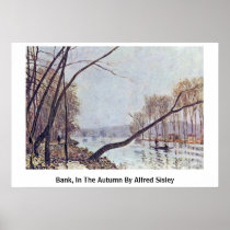 Bank, In The Autumn By Alfred Sisley Print