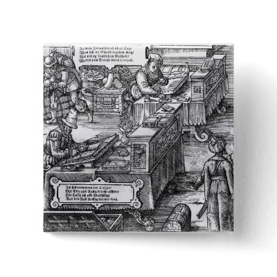 Bank Interior Pin by bridgemanart