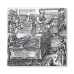 Bank Interior Fridge Magnet
