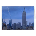 Bank of America Tower NYC hit by lightning Card