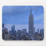 Bank of America Tower NYC hit by lightning Mouse Pad