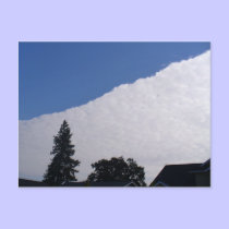 Bank of Clouds Postcard by shawke123 Bank of Clouds Postcard