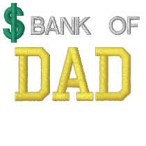 Bank Of Dad Embroidered Shirt embroidered shirts