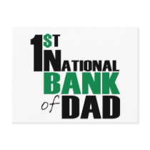 Bank of Dad Postcards