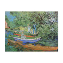 Bank of Oise at Auvers, Vincent van Gogh Post Cards
