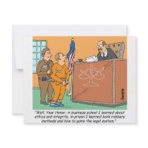 Bank Robber /Judge /Financial invitations