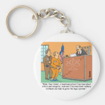 Bank Robber /Judge /Financial Key Chain