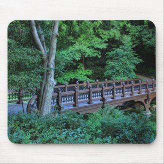 Bank Rock Bridge, Central Park, New York City Mouse Pads