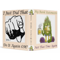 Bank Statements Again binders