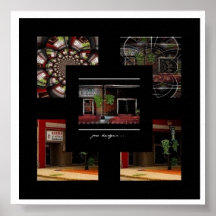 Bank Street collection-The Barber Shop Print