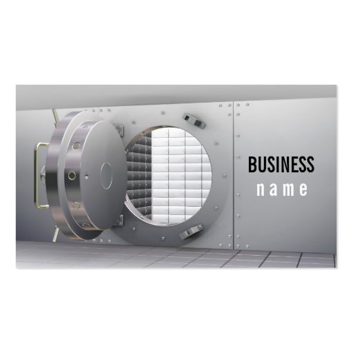 Bank Vault Business Card
