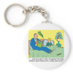 BANKER / BROKER / BEDTIME STORY /INVESTING KEYCHAIN